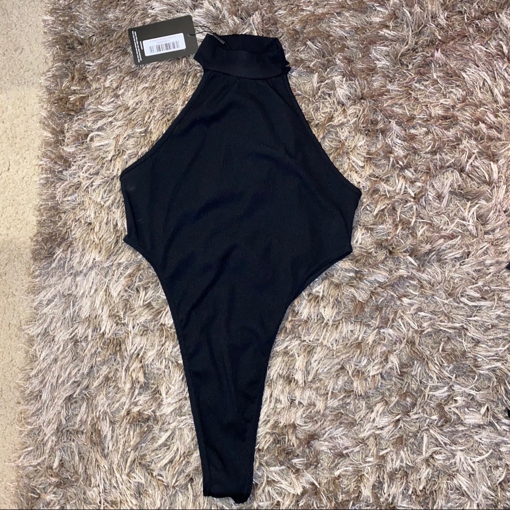 Ribbed Highcut Bodysuit